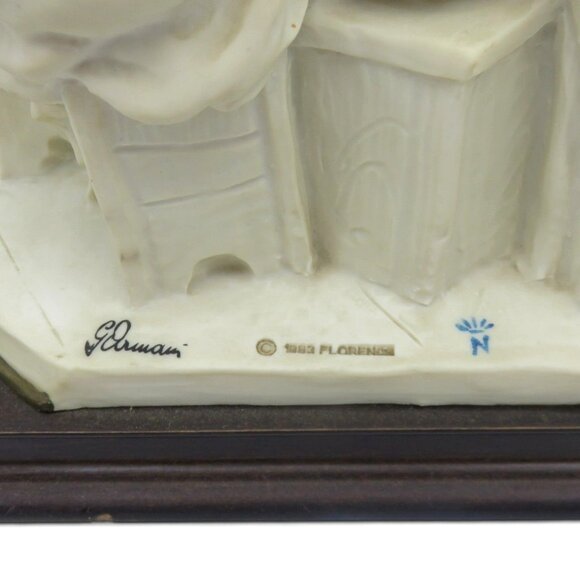 GIUSEPPE ARMANI Last Supper Sculpture Florence Italy 1983 Italy Vintage 23" Rare - Picture 13 of 14